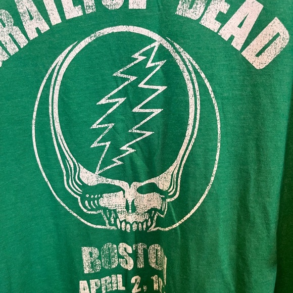 Greatful dead Boston 1973 green band tee shirt men’s 2XL - Picture 2 of 5